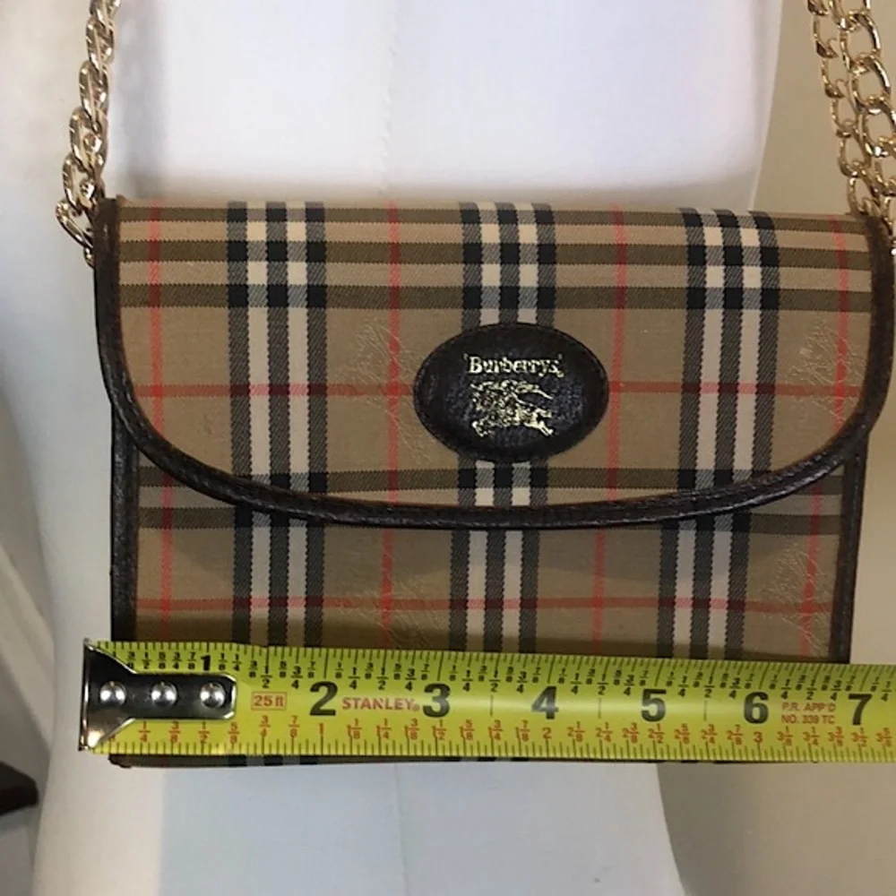 BURBERRYS Nova Check Plaid Wallet VINTAGE Unisex